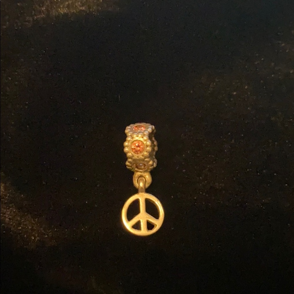 Pandora ALE 925 Silver Peace Symbol Charm